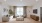 a living room with a large window